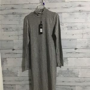 gray fashion nova sweater dress